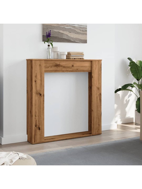 Krbová obestavba dub artisan 100 x 20 x 100 cm kompozitní dřevo