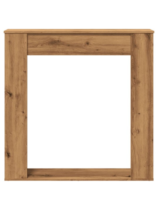 Krbová obestavba dub artisan 100 x 20 x 100 cm kompozitní dřevo