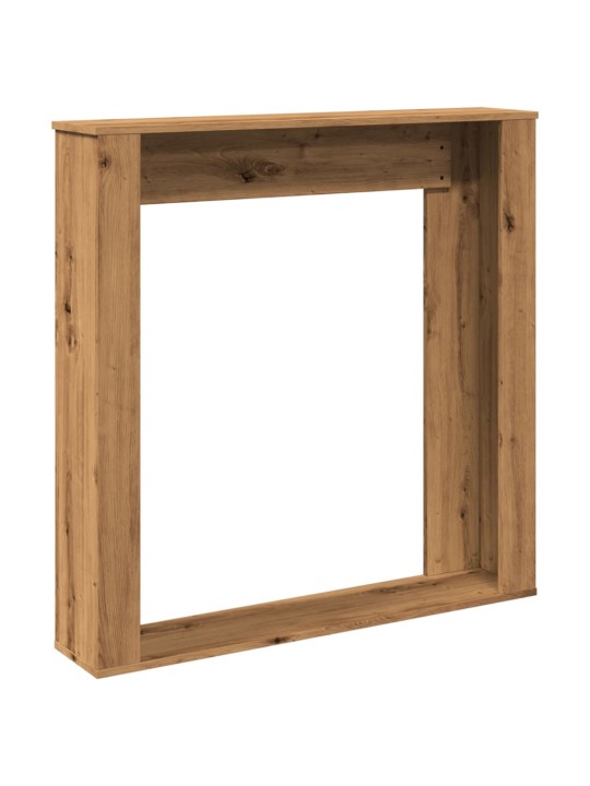 Krbová obestavba dub artisan 100 x 20 x 100 cm kompozitní dřevo
