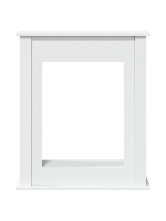 Krbová obestavba bílá 75 x 20 x 87,5 cm kompozitní dřevo
