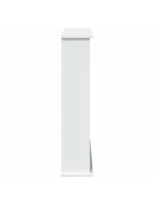 Krbová obestavba bílá 75 x 20 x 87,5 cm kompozitní dřevo