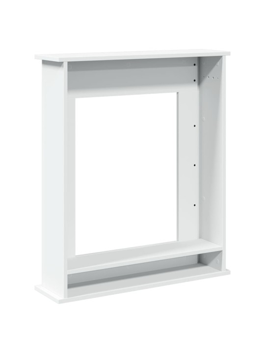 Krbová obestavba bílá 75 x 20 x 87,5 cm kompozitní dřevo