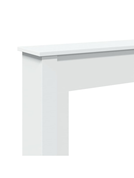 Krbová obestavba bílá 75 x 20 x 87,5 cm kompozitní dřevo