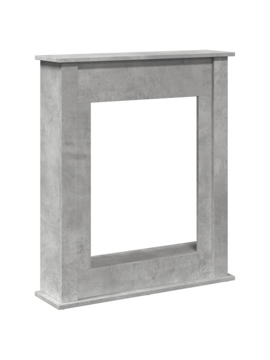 Krbová obestavba betonově šedá 75x20x87,5 cm kompozitní dřevo