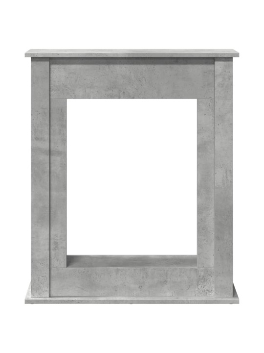 Krbová obestavba betonově šedá 75x20x87,5 cm kompozitní dřevo