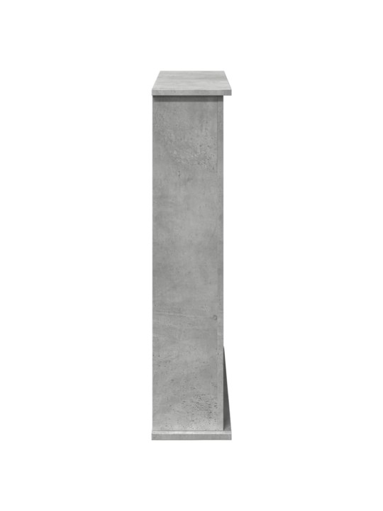Krbová obestavba betonově šedá 75x20x87,5 cm kompozitní dřevo