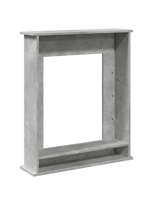 Krbová obestavba betonově šedá 75x20x87,5 cm kompozitní dřevo