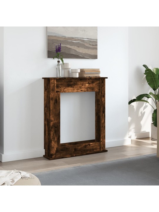 Krbová obestavba kouřový dub 75 x 20 x 87,5 cm kompozitní dřevo