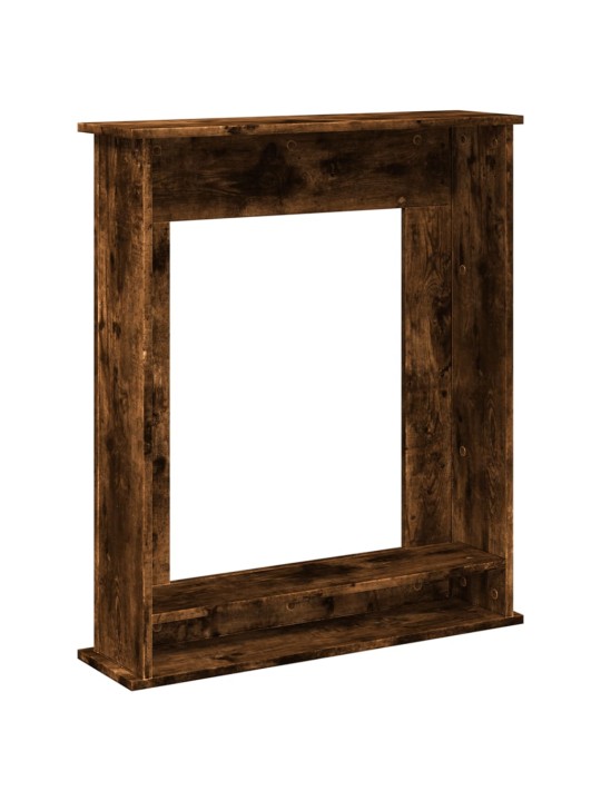 Krbová obestavba kouřový dub 75 x 20 x 87,5 cm kompozitní dřevo