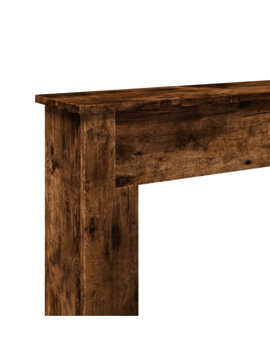 Krbová obestavba kouřový dub 75 x 20 x 87,5 cm kompozitní dřevo