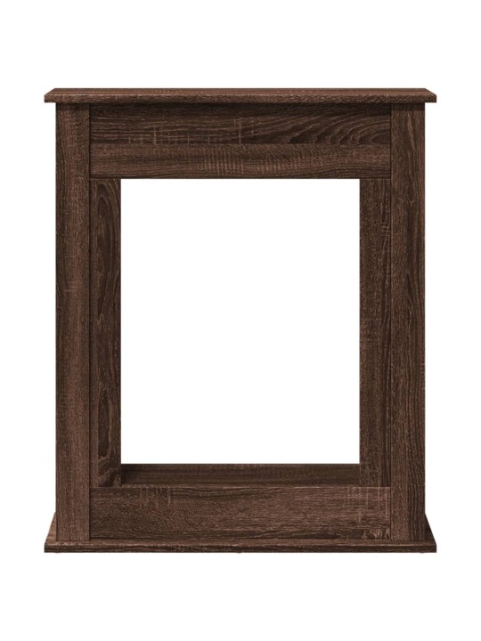 Krbová obestavba hnědý dub 75 x 20 x 87,5 cm kompozitní dřevo