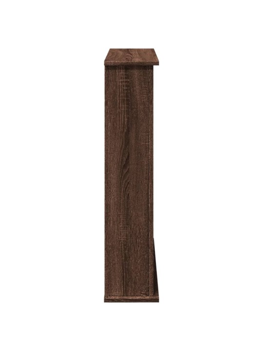 Krbová obestavba hnědý dub 75 x 20 x 87,5 cm kompozitní dřevo
