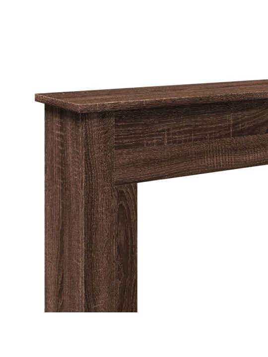 Krbová obestavba hnědý dub 75 x 20 x 87,5 cm kompozitní dřevo