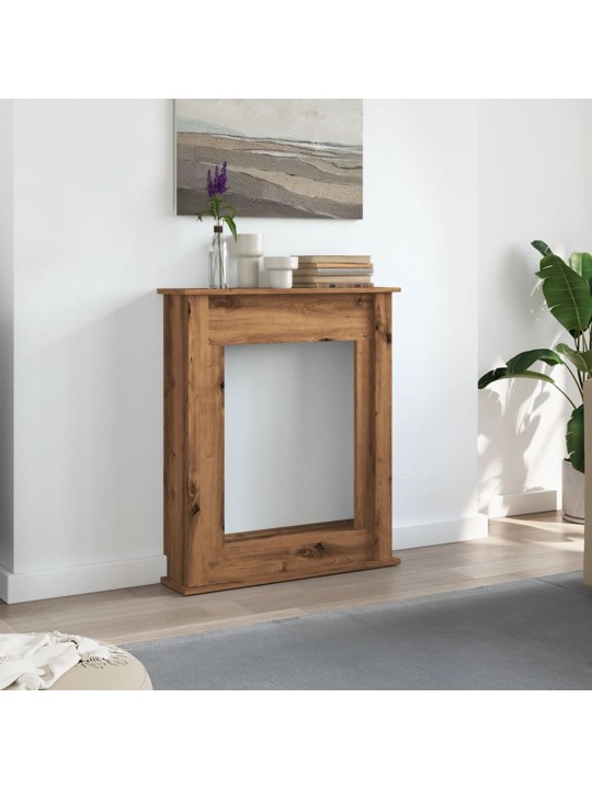 Krbová obestavba dub artisan 75 x 20 x 87,5 cm kompozitní dřevo