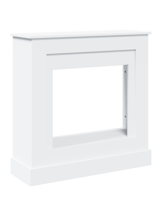 Krbová obestavba bílá 90 x 30 x 90 cm kompozitní dřevo