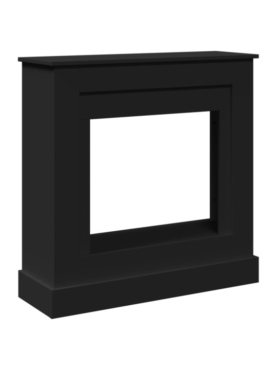 Krbová obestavba černá 90 x 30 x 90 cm kompozitní dřevo