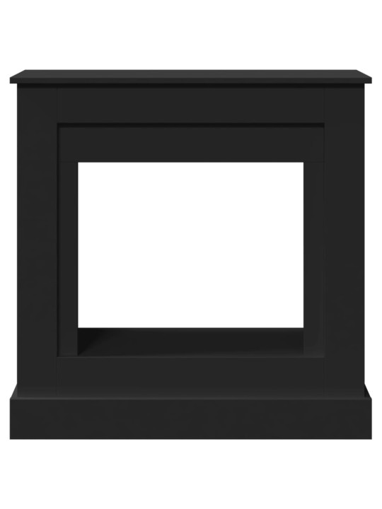 Krbová obestavba černá 90 x 30 x 90 cm kompozitní dřevo