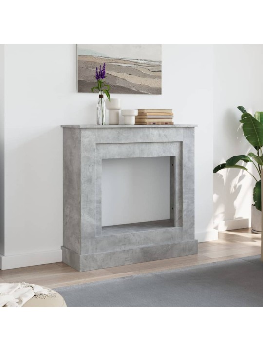 Krbová obestavba betonově šedá 90 x 30 x 90 cm kompozitní dřevo