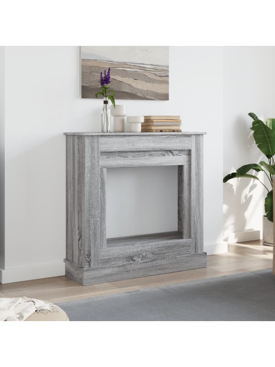 Krbová obestavba šedá sonoma 90 x 30 x 90 cm kompozitní dřevo