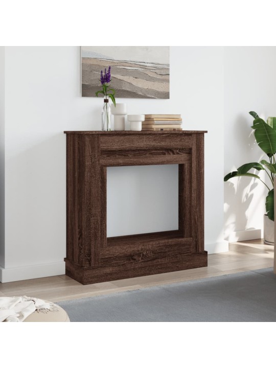 Krbová obestavba hnědý dub 90 x 30 x 90 cm kompozitní dřevo
