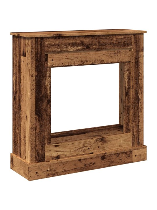 Krbová obestavba old wood 90 x 30 x 90 cm kompozitní dřevo