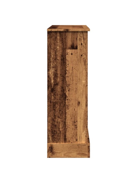 Krbová obestavba old wood 90 x 30 x 90 cm kompozitní dřevo
