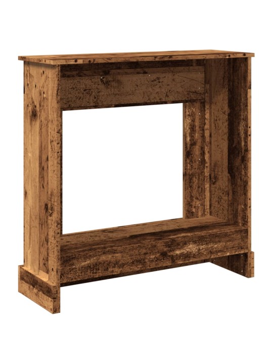 Krbová obestavba old wood 90 x 30 x 90 cm kompozitní dřevo