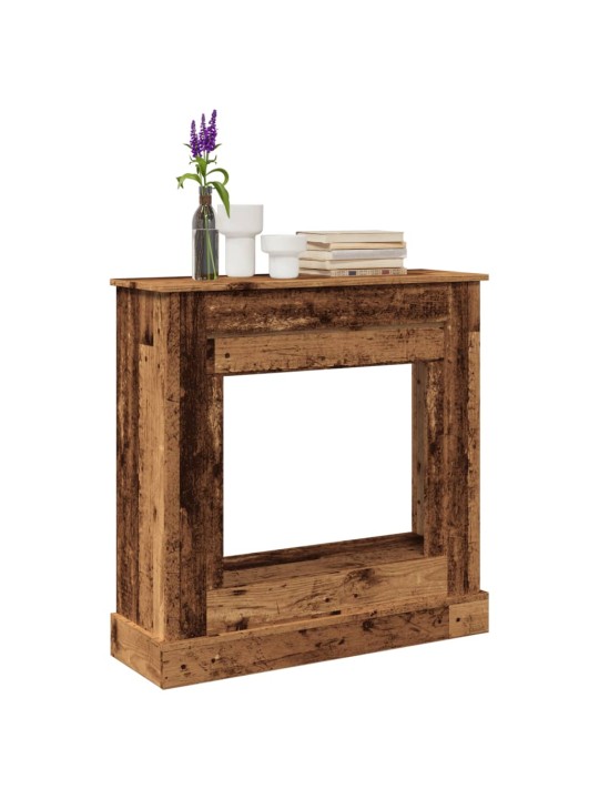Krbová obestavba old wood 90 x 30 x 90 cm kompozitní dřevo