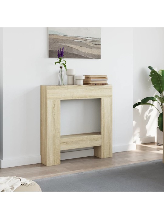 Krbová obestavba dub sonoma 81 x 18 x 82 cm kompozitní dřevo