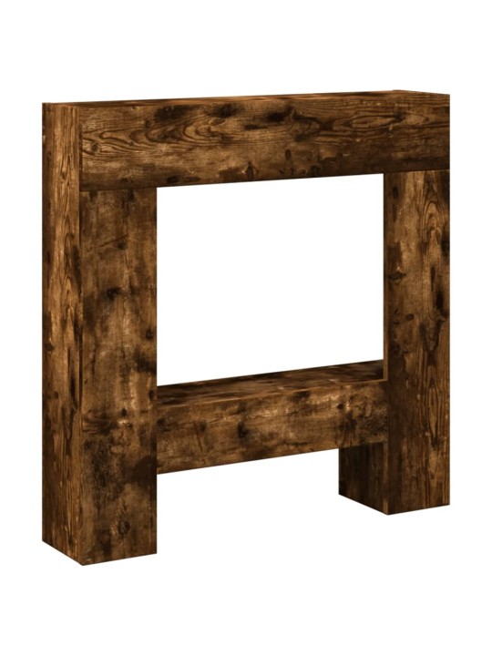 Krbová obestavba kouřový dub 81 x 18 x 82 cm kompozitní dřevo