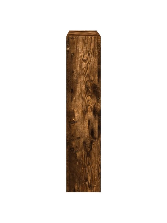 Krbová obestavba kouřový dub 81 x 18 x 82 cm kompozitní dřevo
