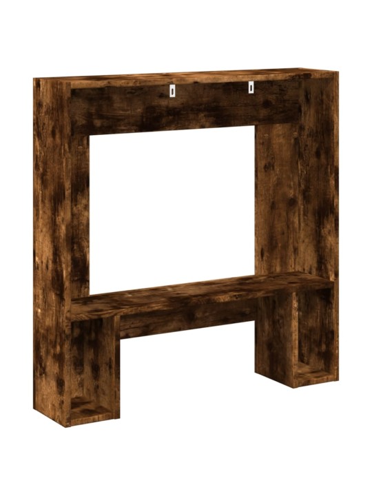 Krbová obestavba kouřový dub 81 x 18 x 82 cm kompozitní dřevo