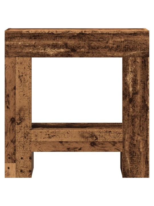 Krbová obestavba old wood 81 x 18 x 82 cm kompozitní dřevo