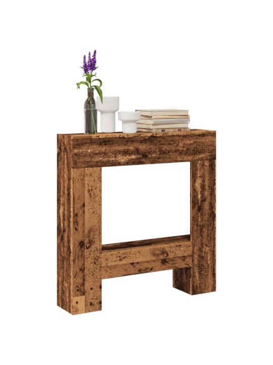 Krbová obestavba old wood 81 x 18 x 82 cm kompozitní dřevo