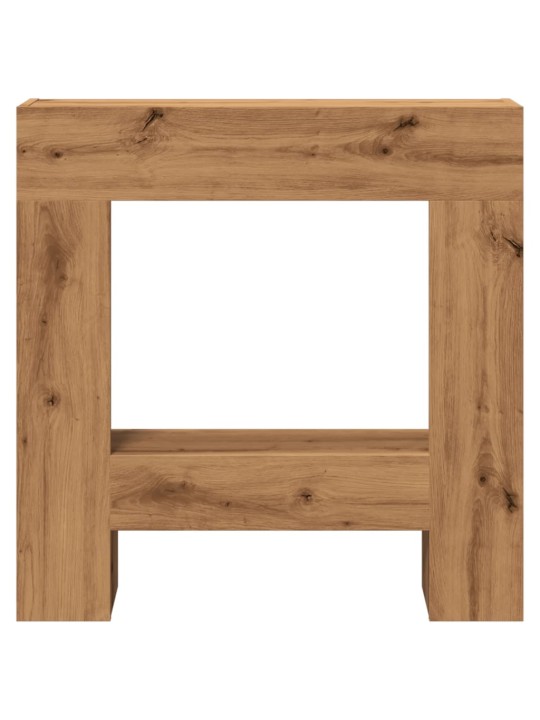 Krbová obestavba dub artisan 81 x 18 x 82 cm kompozitní dřevo