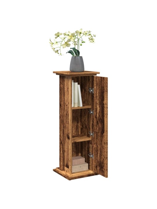 Výstavní stojan s úložným prostorem old wood 31x30x90 cm