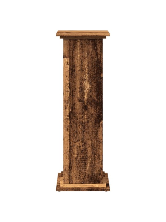Výstavní stojan s úložným prostorem old wood 31x30x90 cm