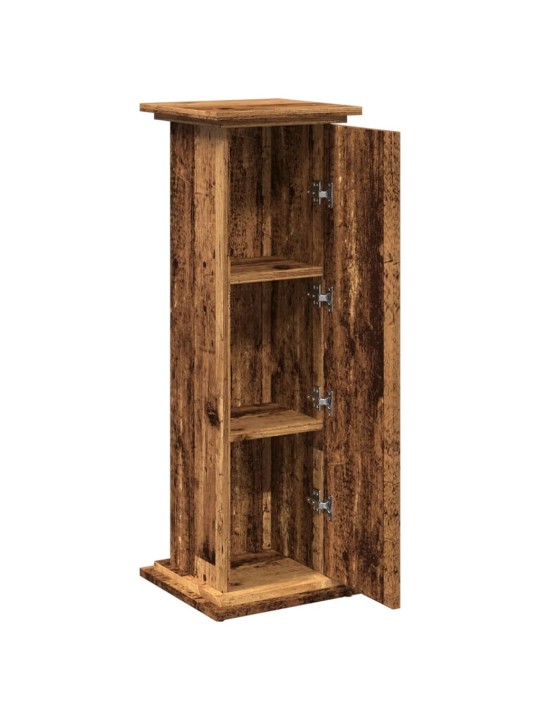 Výstavní stojan s úložným prostorem old wood 31x30x90 cm