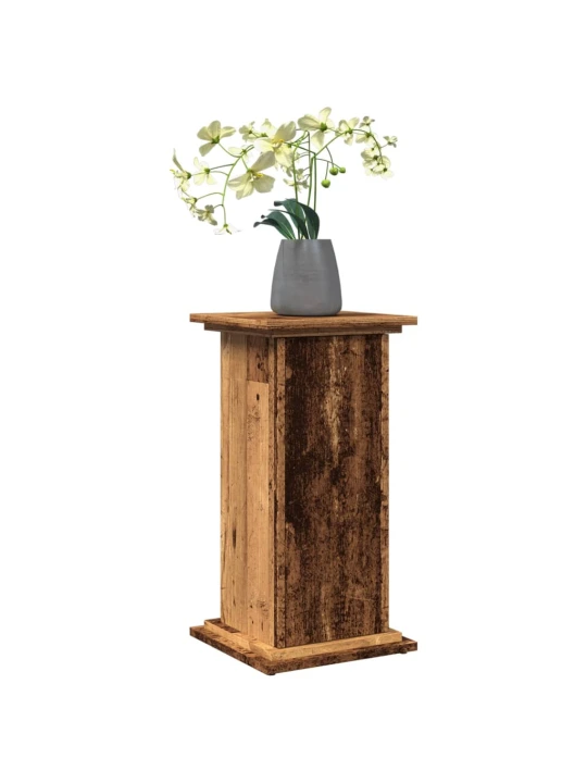 Stojan na monitor s úložným prostorem old wood 31x30x60 cm