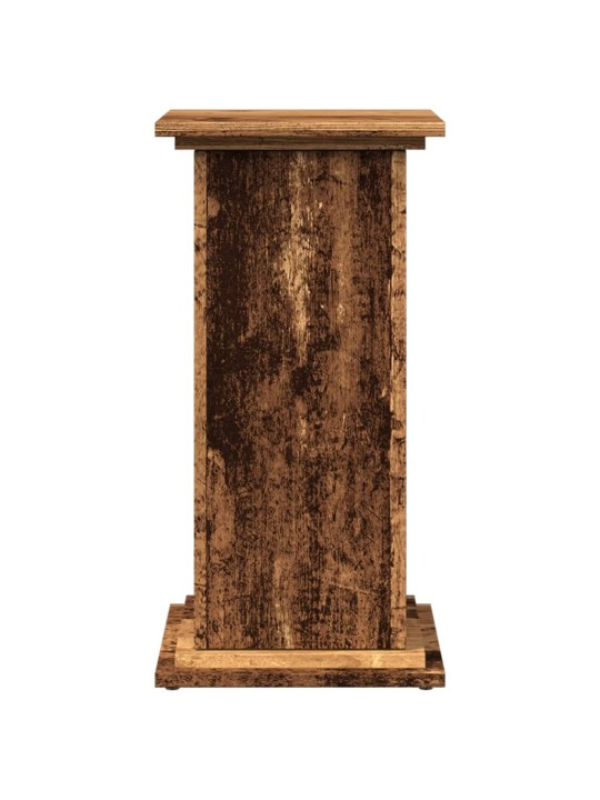 Stojan na monitor s úložným prostorem old wood 31x30x60 cm