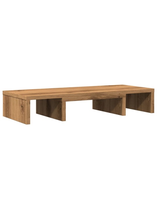 Stojan na monitor dub artisan 60x24x10,5 cm kompozitní dřevo