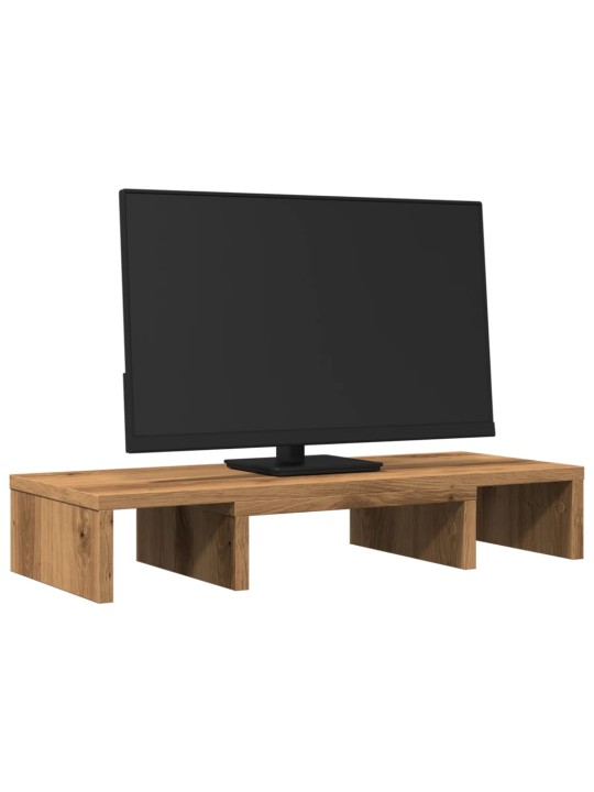 Stojan na monitor dub artisan 60x24x10,5 cm kompozitní dřevo