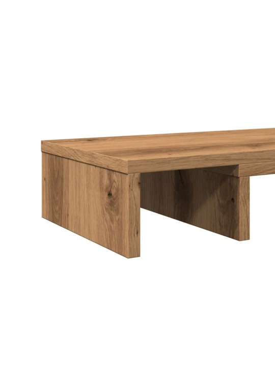 Stojan na monitor dub artisan 60x24x10,5 cm kompozitní dřevo