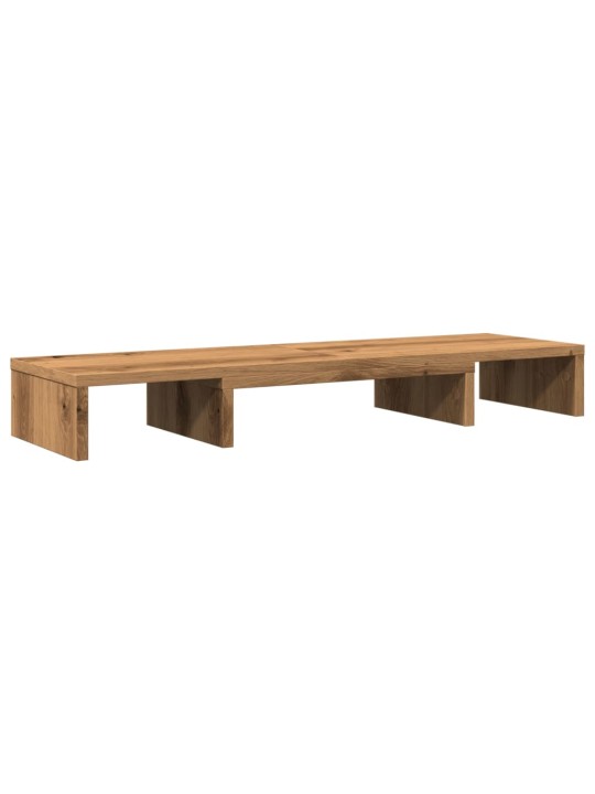 Stojan na monitor dub artisan 80x24x10,5 cm kompozitní dřevo