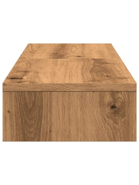 Stojan na monitor dub artisan 80x24x10,5 cm kompozitní dřevo