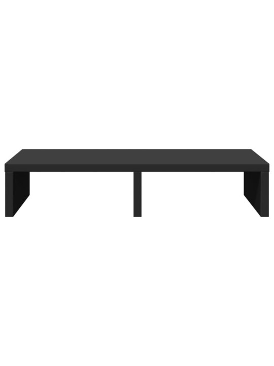 Stojan na monitor černý 50 x 27 x 10 cm kompozitní dřevo
