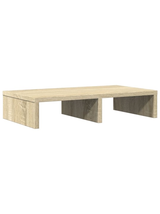 Stojan na monitor dub sonoma 50 x 27 x 10 cm kompozitní dřevo