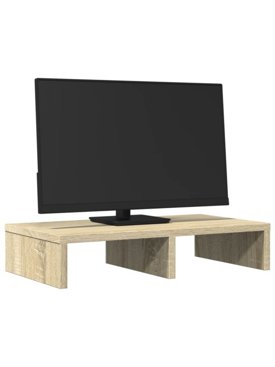 Stojan na monitor dub sonoma 50 x 27 x 10 cm kompozitní dřevo