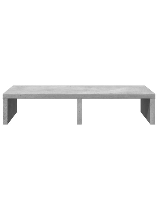 Stojan na monitor betonově šedý 50x27x10 cm kompozitní dřevo