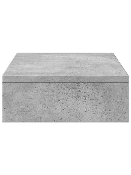 Stojan na monitor betonově šedý 50x27x10 cm kompozitní dřevo